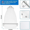 Heat resistant iron cover protector for safe ironing clothes