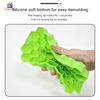 HoneyBee silicone ice cube tray with lid for freezer use