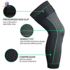 Compression knee support brace long leg sleeve for arthritis pain relief running gym sports knee protector