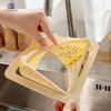Magnetic kitchen sink drain basket strainer for vegetable washing and water drainage corner hanging design