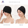 Reusable migraine relief ice head wrap cooling therapy cap for headaches, tension relief, puffy eyes, and full-head cold compression.