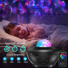 Mini galaxy projector lamp with colorful star light projection for room