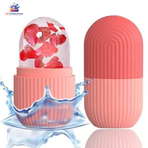 Silicone face ice roller reusable facial ice mold for skin care cooling massage