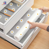 45×150cm waterproof kitchen shelf liner roll with decorative print, oil-proof cabinet drawer liner for shelves, cupboards, refrigerators, and countertops.