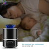 Powerful suction fan traps insects effectively